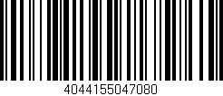Código de barras (EAN, GTIN, SKU, ISBN): '4044155047080'