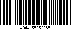 Código de barras (EAN, GTIN, SKU, ISBN): '4044155053265'