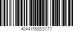 Código de barras (EAN, GTIN, SKU, ISBN): '4044155053777'