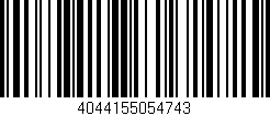 Código de barras (EAN, GTIN, SKU, ISBN): '4044155054743'
