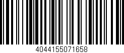 Código de barras (EAN, GTIN, SKU, ISBN): '4044155071658'
