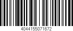 Código de barras (EAN, GTIN, SKU, ISBN): '4044155071672'