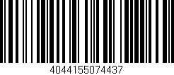 Código de barras (EAN, GTIN, SKU, ISBN): '4044155074437'