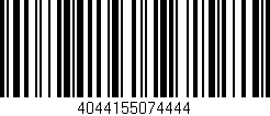 Código de barras (EAN, GTIN, SKU, ISBN): '4044155074444'