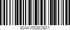Código de barras (EAN, GTIN, SKU, ISBN): '4044155082807'