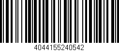 Código de barras (EAN, GTIN, SKU, ISBN): '4044155240542'