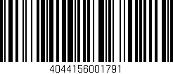 Código de barras (EAN, GTIN, SKU, ISBN): '4044156001791'