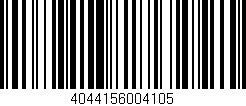 Código de barras (EAN, GTIN, SKU, ISBN): '4044156004105'