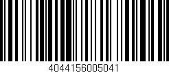 Código de barras (EAN, GTIN, SKU, ISBN): '4044156005041'