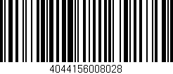 Código de barras (EAN, GTIN, SKU, ISBN): '4044156008028'