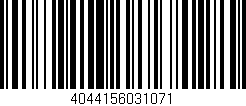 Código de barras (EAN, GTIN, SKU, ISBN): '4044156031071'