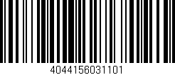 Código de barras (EAN, GTIN, SKU, ISBN): '4044156031101'