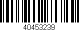 Código de barras (EAN, GTIN, SKU, ISBN): '40453239'