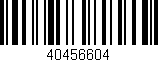 Código de barras (EAN, GTIN, SKU, ISBN): '40456604'