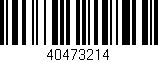 Código de barras (EAN, GTIN, SKU, ISBN): '40473214'
