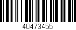 Código de barras (EAN, GTIN, SKU, ISBN): '40473455'
