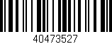 Código de barras (EAN, GTIN, SKU, ISBN): '40473527'