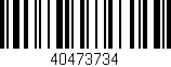 Código de barras (EAN, GTIN, SKU, ISBN): '40473734'