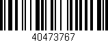 Código de barras (EAN, GTIN, SKU, ISBN): '40473767'