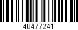Código de barras (EAN, GTIN, SKU, ISBN): '40477241'