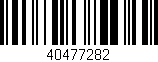 Código de barras (EAN, GTIN, SKU, ISBN): '40477282'