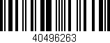 Código de barras (EAN, GTIN, SKU, ISBN): '40496263'