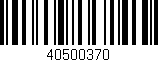 Código de barras (EAN, GTIN, SKU, ISBN): '40500370'