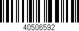Código de barras (EAN, GTIN, SKU, ISBN): '40506592'