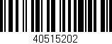 Código de barras (EAN, GTIN, SKU, ISBN): '40515202'