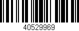 Código de barras (EAN, GTIN, SKU, ISBN): '40529969'