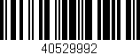 Código de barras (EAN, GTIN, SKU, ISBN): '40529992'