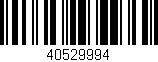 Código de barras (EAN, GTIN, SKU, ISBN): '40529994'