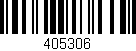 Código de barras (EAN, GTIN, SKU, ISBN): '405306'