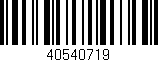 Código de barras (EAN, GTIN, SKU, ISBN): '40540719'