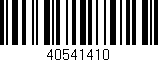 Código de barras (EAN, GTIN, SKU, ISBN): '40541410'