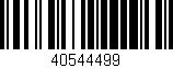 Código de barras (EAN, GTIN, SKU, ISBN): '40544499'