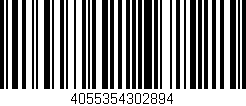 Código de barras (EAN, GTIN, SKU, ISBN): '4055354302894'