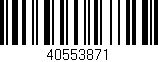 Código de barras (EAN, GTIN, SKU, ISBN): '40553871'