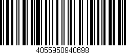 Código de barras (EAN, GTIN, SKU, ISBN): '4055950940698'