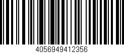 Código de barras (EAN, GTIN, SKU, ISBN): '4056949412356'