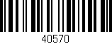 Código de barras (EAN, GTIN, SKU, ISBN): '40570'