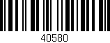 Código de barras (EAN, GTIN, SKU, ISBN): '40580'