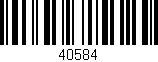 Código de barras (EAN, GTIN, SKU, ISBN): '40584'