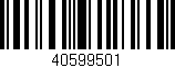 Código de barras (EAN, GTIN, SKU, ISBN): '40599501'