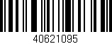 Código de barras (EAN, GTIN, SKU, ISBN): '40621095'