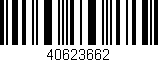 Código de barras (EAN, GTIN, SKU, ISBN): '40623662'