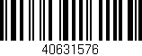 Código de barras (EAN, GTIN, SKU, ISBN): '40631576'