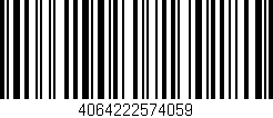 Código de barras (EAN, GTIN, SKU, ISBN): '4064222574059'