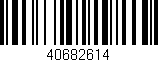 Código de barras (EAN, GTIN, SKU, ISBN): '40682614'