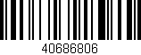 Código de barras (EAN, GTIN, SKU, ISBN): '40686806'